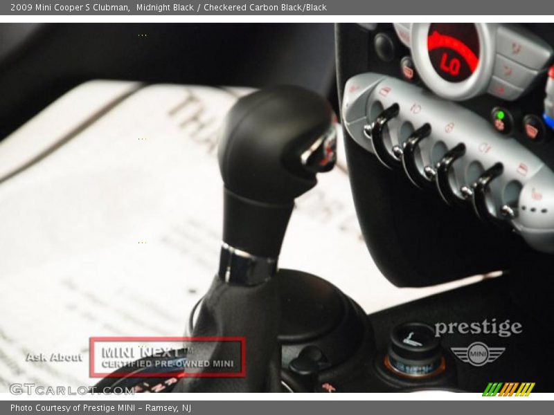 Midnight Black / Checkered Carbon Black/Black 2009 Mini Cooper S Clubman
