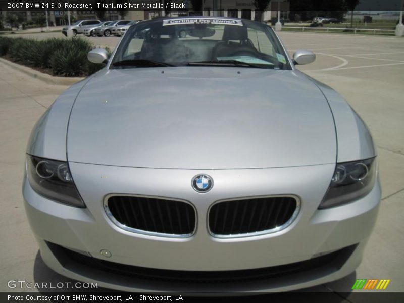 Titanium Silver Metallic / Black 2007 BMW Z4 3.0i Roadster