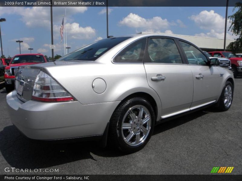 Brilliant Silver Metallic / Black 2009 Ford Taurus Limited