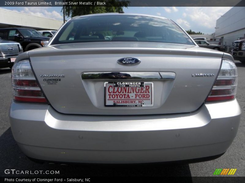 Brilliant Silver Metallic / Black 2009 Ford Taurus Limited