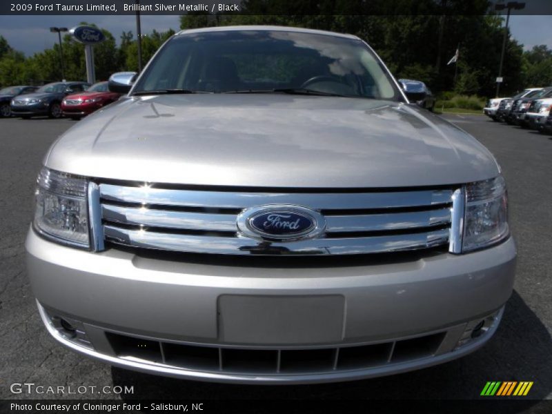 Brilliant Silver Metallic / Black 2009 Ford Taurus Limited