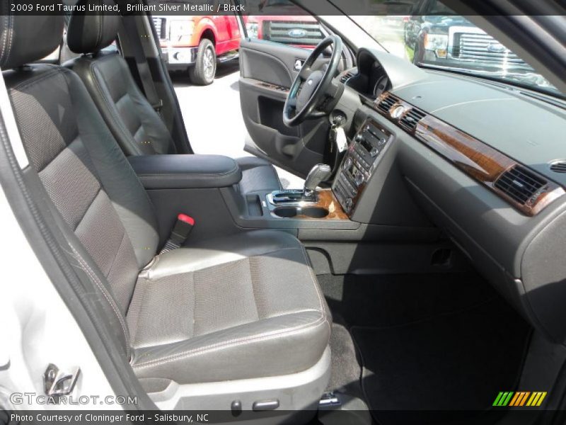 Brilliant Silver Metallic / Black 2009 Ford Taurus Limited