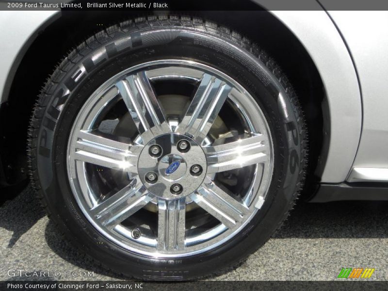 Brilliant Silver Metallic / Black 2009 Ford Taurus Limited