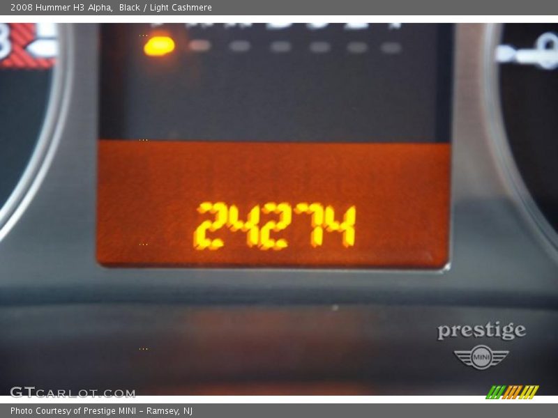 Black / Light Cashmere 2008 Hummer H3 Alpha