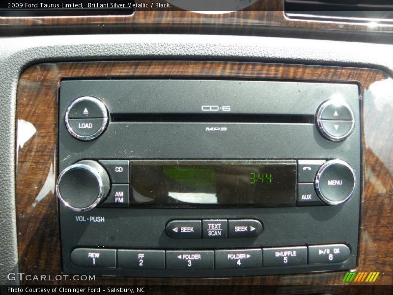 Brilliant Silver Metallic / Black 2009 Ford Taurus Limited