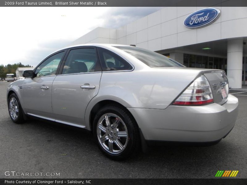Brilliant Silver Metallic / Black 2009 Ford Taurus Limited