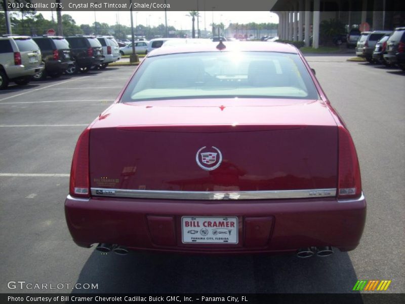 Crystal Red Tintcoat / Shale/Cocoa 2010 Cadillac DTS