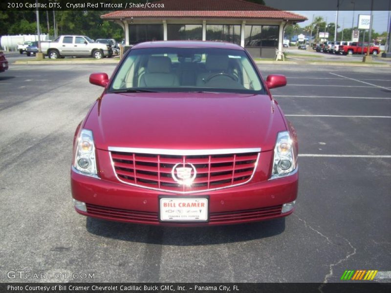 Crystal Red Tintcoat / Shale/Cocoa 2010 Cadillac DTS