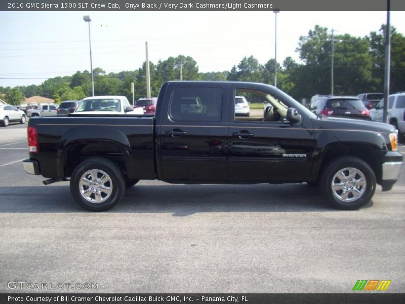 Onyx Black / Very Dark Cashmere/Light Cashmere 2010 GMC Sierra 1500 SLT Crew Cab
