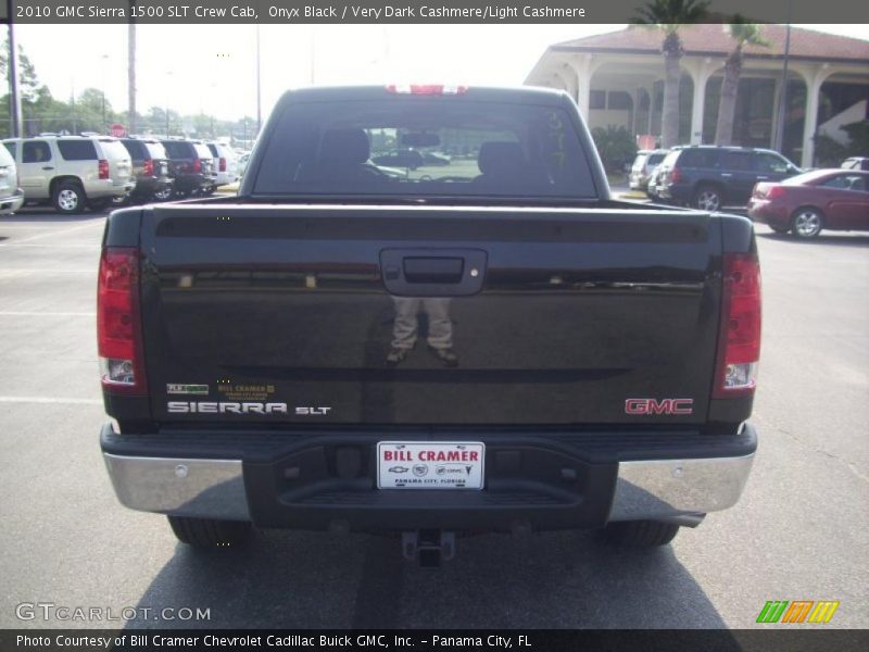 Onyx Black / Very Dark Cashmere/Light Cashmere 2010 GMC Sierra 1500 SLT Crew Cab