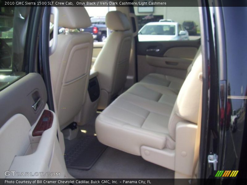 Onyx Black / Very Dark Cashmere/Light Cashmere 2010 GMC Sierra 1500 SLT Crew Cab