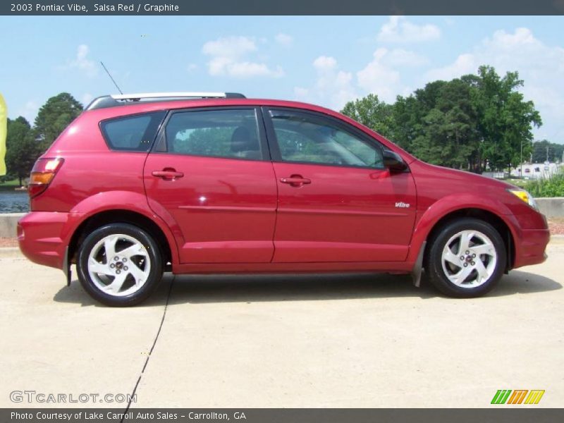 Salsa Red / Graphite 2003 Pontiac Vibe