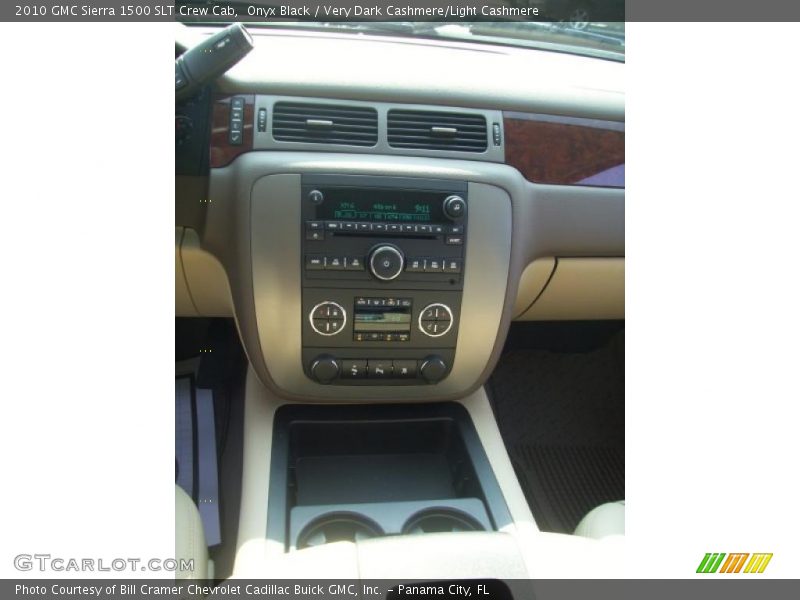 Onyx Black / Very Dark Cashmere/Light Cashmere 2010 GMC Sierra 1500 SLT Crew Cab