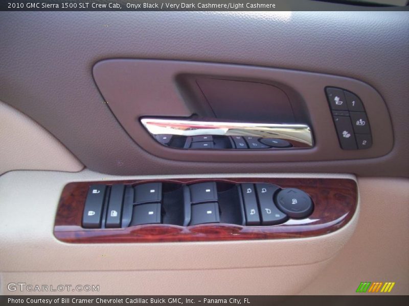 Onyx Black / Very Dark Cashmere/Light Cashmere 2010 GMC Sierra 1500 SLT Crew Cab