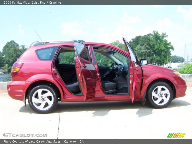 Salsa Red / Graphite 2003 Pontiac Vibe