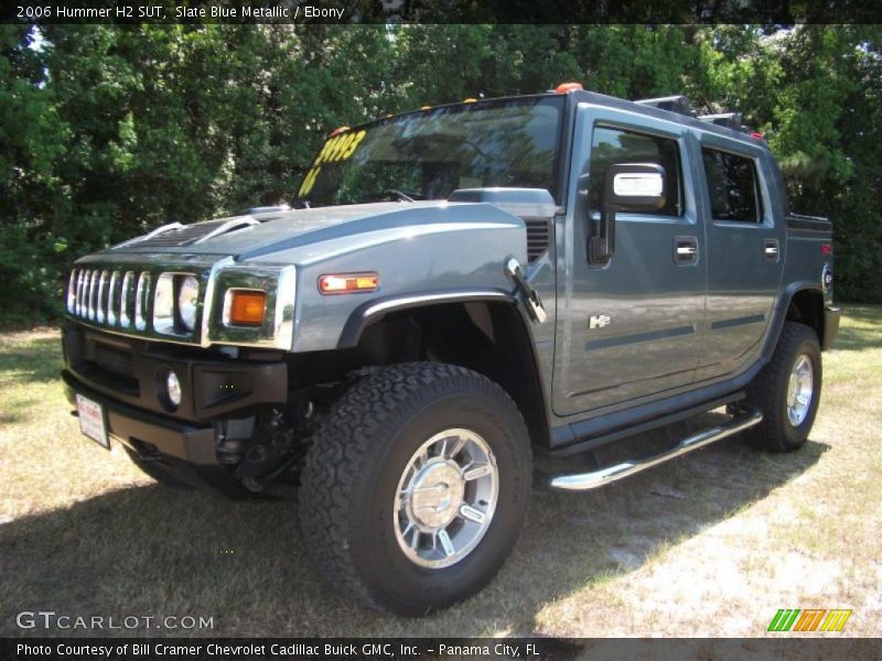 Slate Blue Metallic / Ebony 2006 Hummer H2 SUT