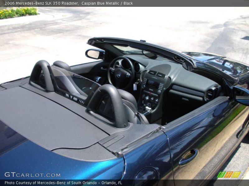 Caspian Blue Metallic / Black 2006 Mercedes-Benz SLK 350 Roadster