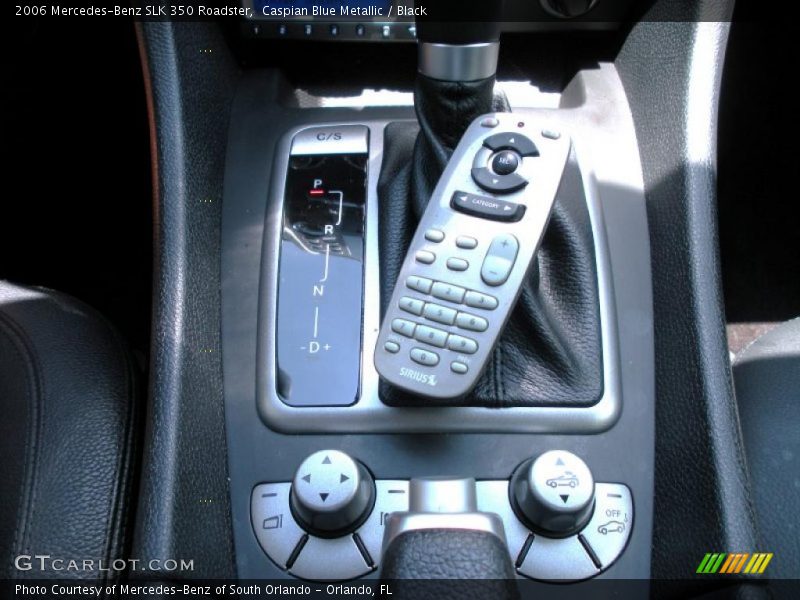 Caspian Blue Metallic / Black 2006 Mercedes-Benz SLK 350 Roadster