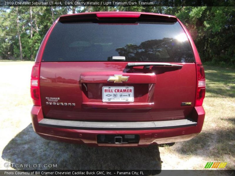 Dark Cherry Metallic / Light Titanium/Dark Titanium 2009 Chevrolet Suburban LT 4x4