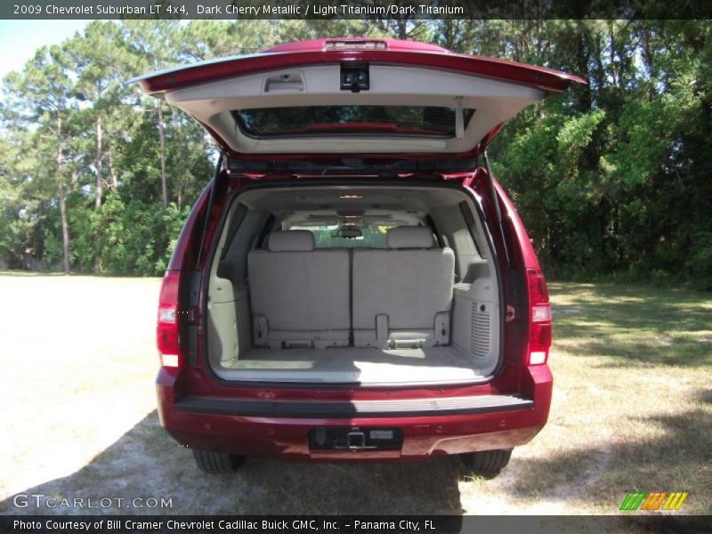Dark Cherry Metallic / Light Titanium/Dark Titanium 2009 Chevrolet Suburban LT 4x4