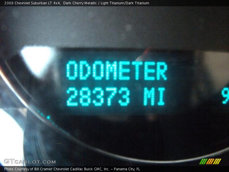 Dark Cherry Metallic / Light Titanium/Dark Titanium 2009 Chevrolet Suburban LT 4x4