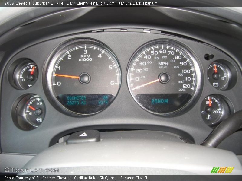 Dark Cherry Metallic / Light Titanium/Dark Titanium 2009 Chevrolet Suburban LT 4x4