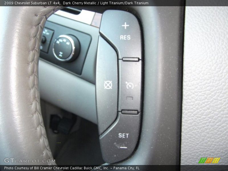 Dark Cherry Metallic / Light Titanium/Dark Titanium 2009 Chevrolet Suburban LT 4x4