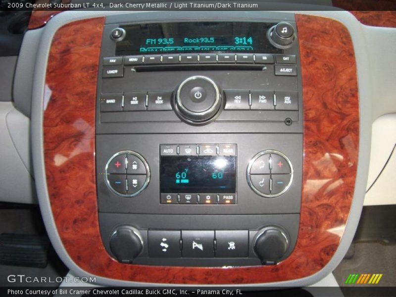 Dark Cherry Metallic / Light Titanium/Dark Titanium 2009 Chevrolet Suburban LT 4x4