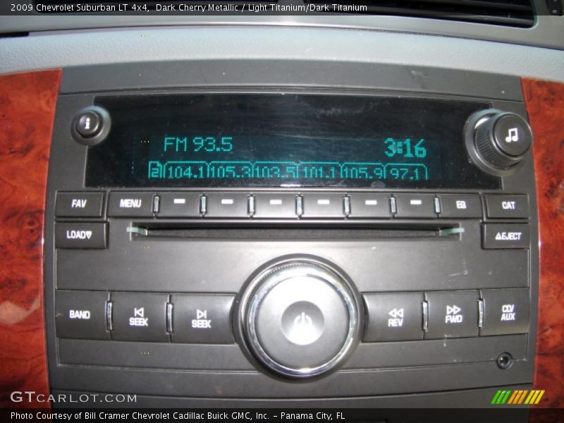 Dark Cherry Metallic / Light Titanium/Dark Titanium 2009 Chevrolet Suburban LT 4x4