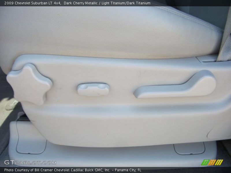 Dark Cherry Metallic / Light Titanium/Dark Titanium 2009 Chevrolet Suburban LT 4x4
