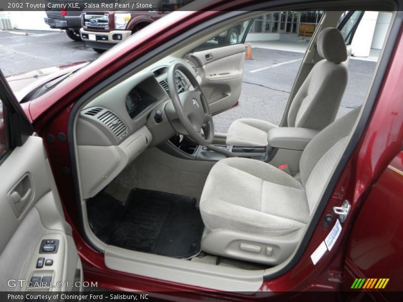 Salsa Red Pearl / Stone 2002 Toyota Camry XLE