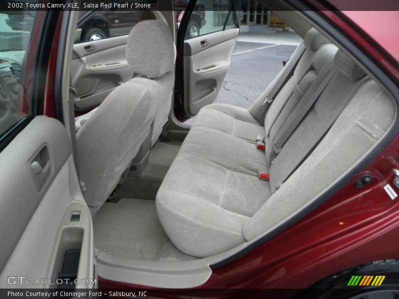 Salsa Red Pearl / Stone 2002 Toyota Camry XLE