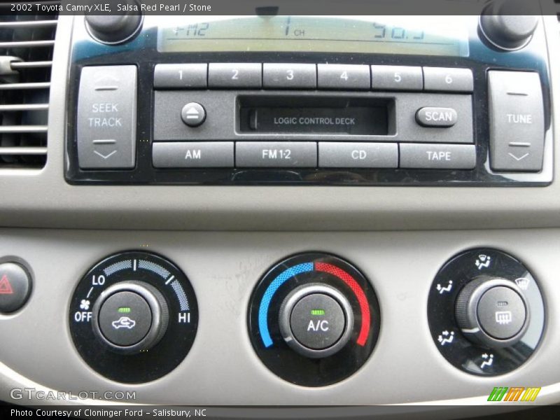 Salsa Red Pearl / Stone 2002 Toyota Camry XLE