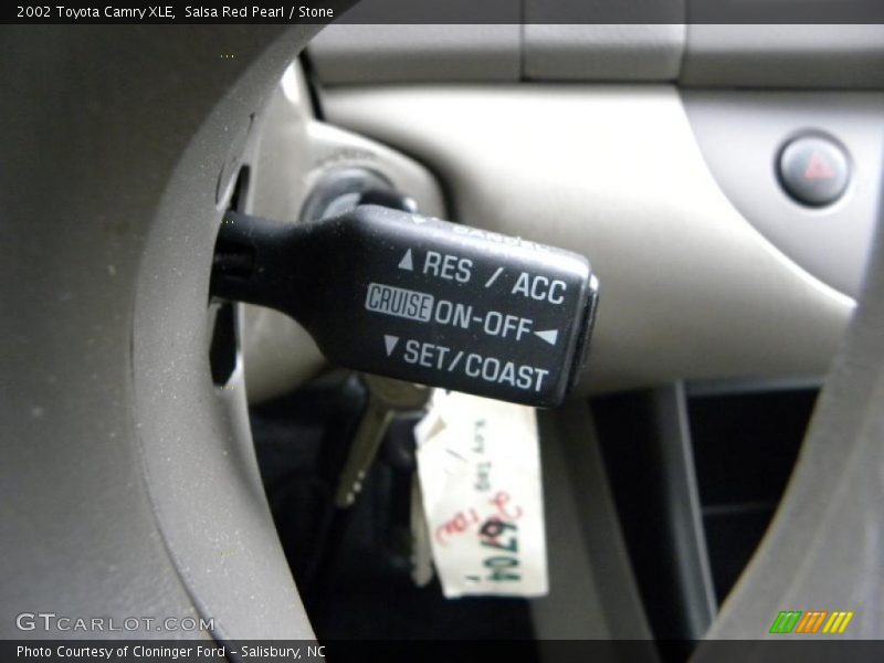 Salsa Red Pearl / Stone 2002 Toyota Camry XLE