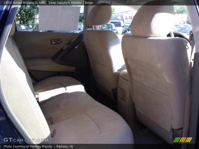 Deep Sapphire Metallic / Beige 2009 Nissan Murano SL AWD