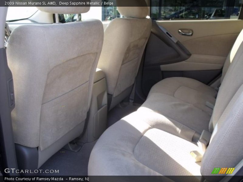 Deep Sapphire Metallic / Beige 2009 Nissan Murano SL AWD