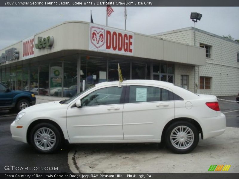 Stone White / Dark Slate Gray/Light Slate Gray 2007 Chrysler Sebring Touring Sedan