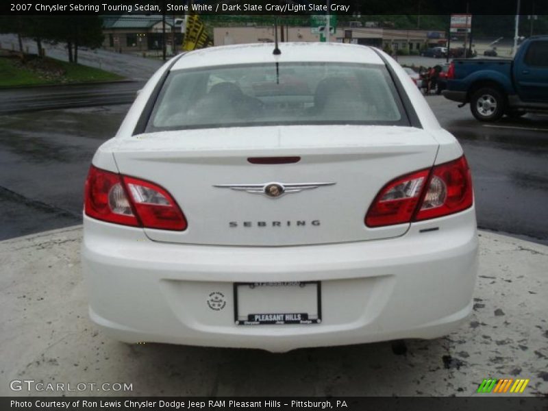 Stone White / Dark Slate Gray/Light Slate Gray 2007 Chrysler Sebring Touring Sedan