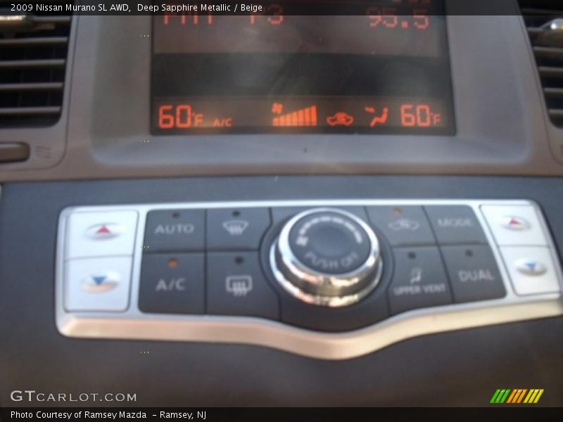 Deep Sapphire Metallic / Beige 2009 Nissan Murano SL AWD