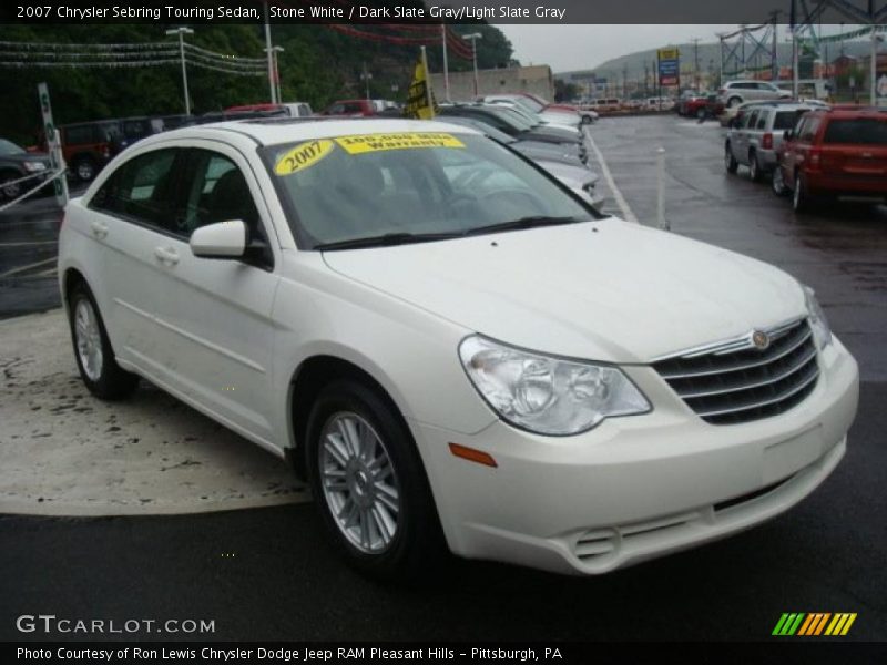 Stone White / Dark Slate Gray/Light Slate Gray 2007 Chrysler Sebring Touring Sedan