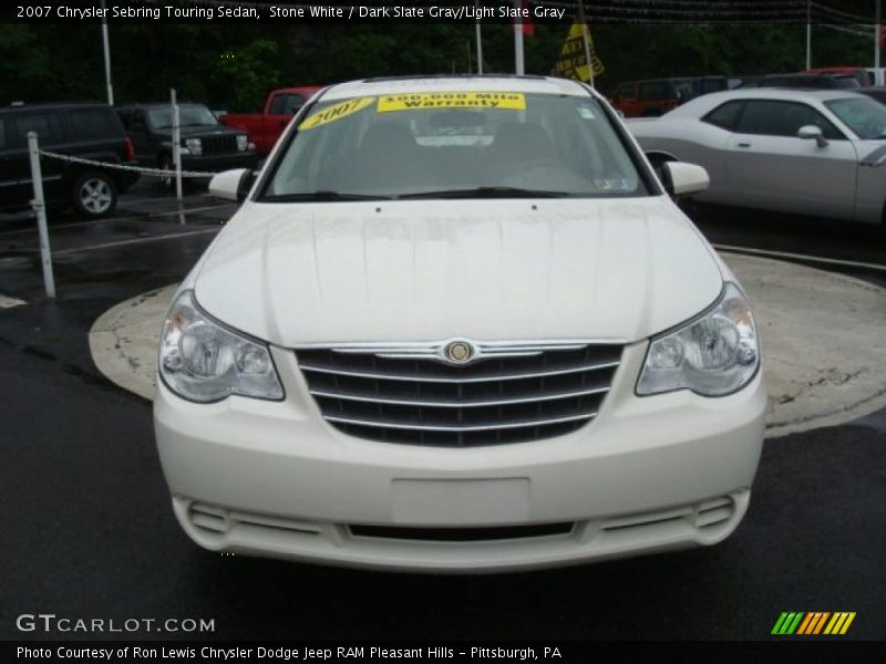 Stone White / Dark Slate Gray/Light Slate Gray 2007 Chrysler Sebring Touring Sedan
