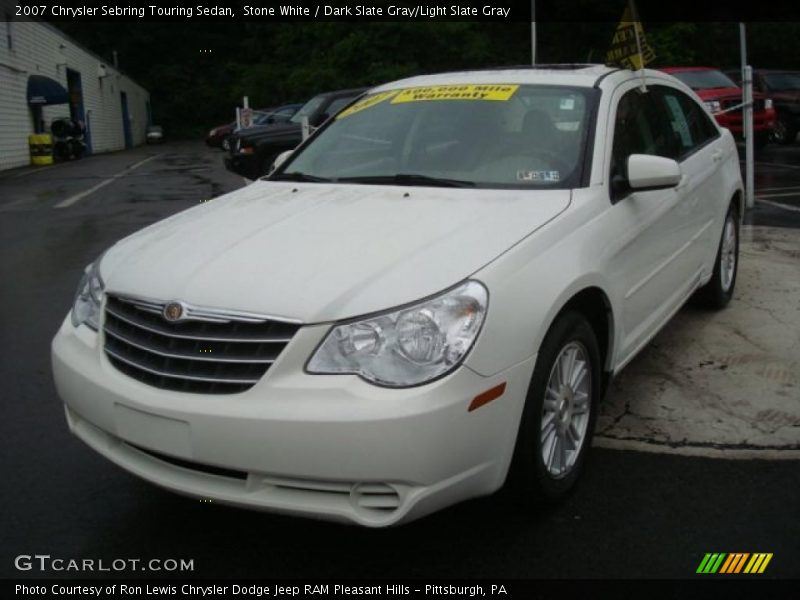 Stone White / Dark Slate Gray/Light Slate Gray 2007 Chrysler Sebring Touring Sedan