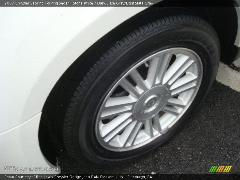 Stone White / Dark Slate Gray/Light Slate Gray 2007 Chrysler Sebring Touring Sedan