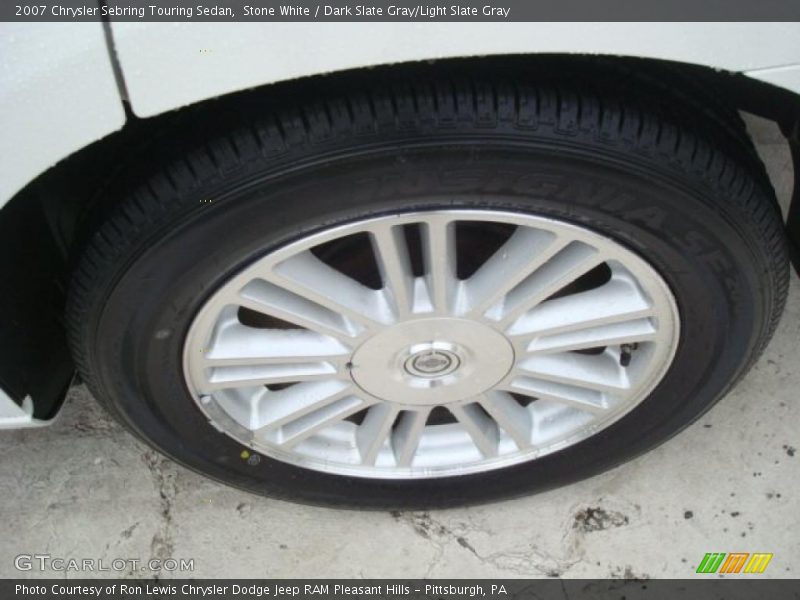 Stone White / Dark Slate Gray/Light Slate Gray 2007 Chrysler Sebring Touring Sedan