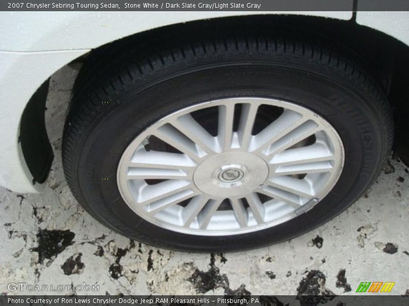 Stone White / Dark Slate Gray/Light Slate Gray 2007 Chrysler Sebring Touring Sedan