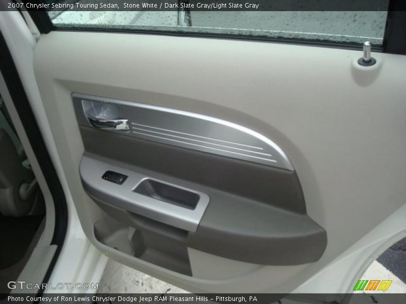 Stone White / Dark Slate Gray/Light Slate Gray 2007 Chrysler Sebring Touring Sedan