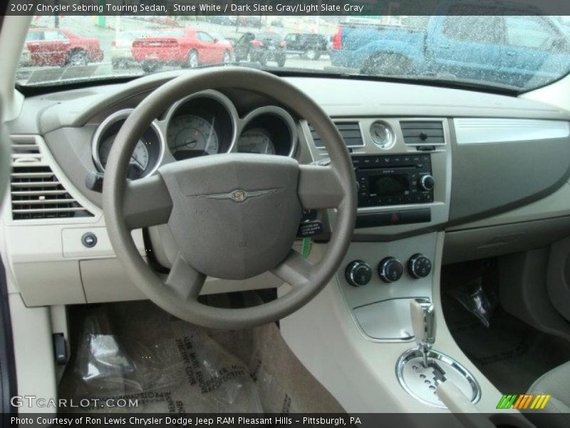 Stone White / Dark Slate Gray/Light Slate Gray 2007 Chrysler Sebring Touring Sedan