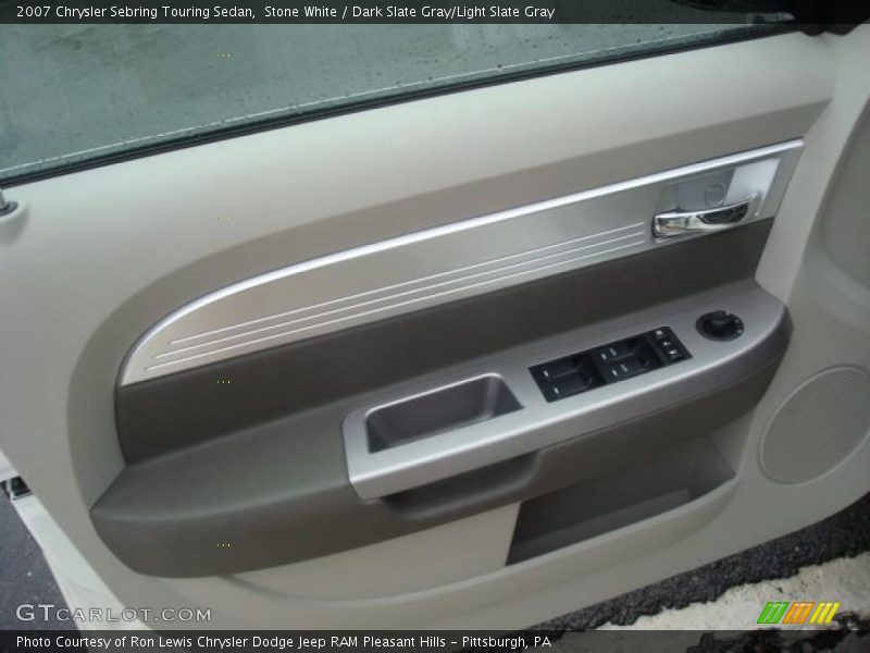 Stone White / Dark Slate Gray/Light Slate Gray 2007 Chrysler Sebring Touring Sedan