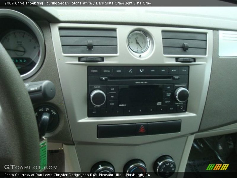 Stone White / Dark Slate Gray/Light Slate Gray 2007 Chrysler Sebring Touring Sedan