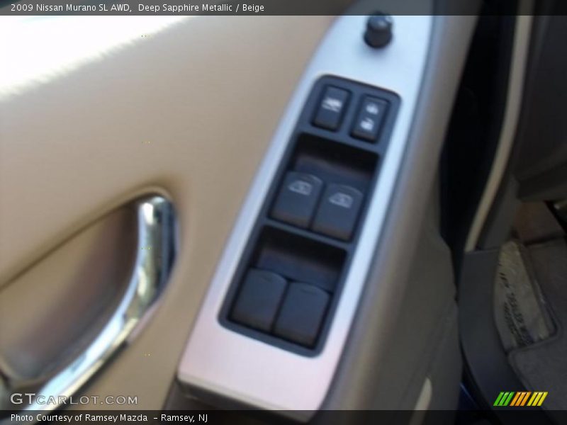 Deep Sapphire Metallic / Beige 2009 Nissan Murano SL AWD